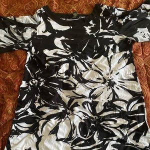 Beautiful Black & White Wing Dress